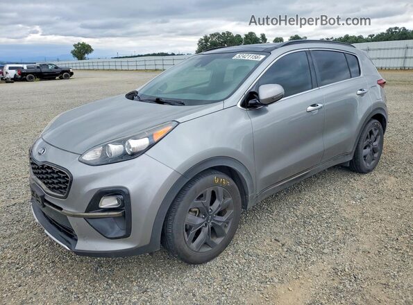 KNDP63AC3L7683900 2020 KIA SPORTAGE Серебряный Передняя левая четверть
