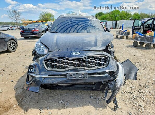 KNDP63AC4L7654647 2020 KIA SPORTAGE Черный Вид спереди