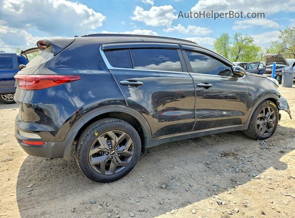 KNDP63AC4L7654647 2020 KIA SPORTAGE Черный Задняя правая четверть