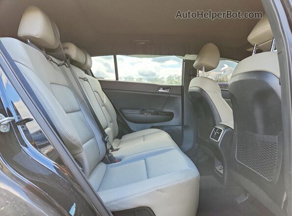KNDP63AC4L7654647 2020 KIA SPORTAGE Черный Вид задних сидений