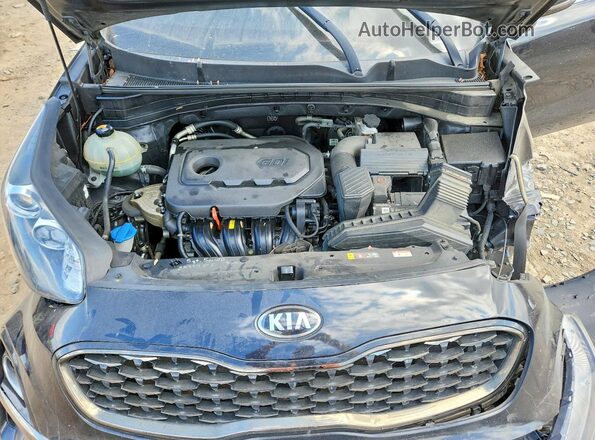 KNDP63AC4L7654647 2020 KIA SPORTAGE Черный Вид задней части салона