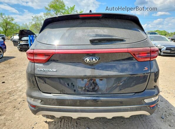 KNDP63AC4L7654647 2020 KIA SPORTAGE Черный Вид сзади