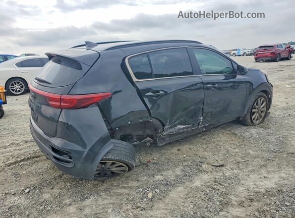 KNDP63AC4M7928754 2021 KIA SPORTAGE Черный Задняя правая четверть