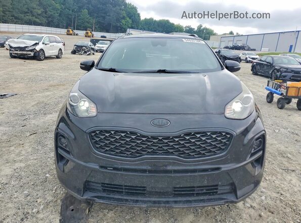 KNDP63AC4M7928754 2021 KIA SPORTAGE Черный Вид спереди