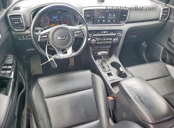 KNDP63AC4M7928754 2021 KIA SPORTAGE Черный Вид панели приборов