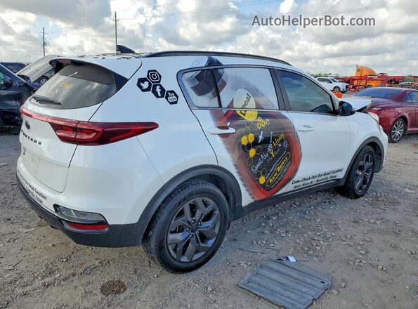 KNDP63AC6N7959568 2022 KIA SPORTAGE White Trasero derecho