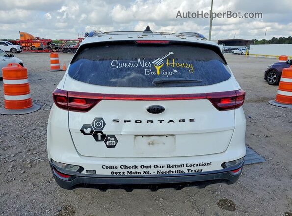 KNDP63AC6N7959568 2022 KIA SPORTAGE White Vista trasera