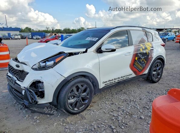 KNDP63AC6N7959568 2022 KIA SPORTAGE White Vista tres cuartos delantera izquierda