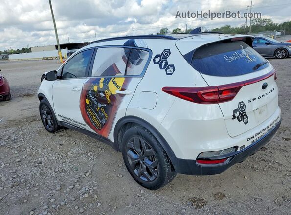 KNDP63AC6N7959568 2022 KIA SPORTAGE White Trasero izquierdo