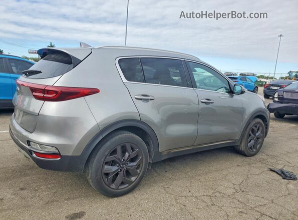 KNDP63AC8M7844758 2021 KIA SPORTAGE Серебряный Задняя правая четверть
