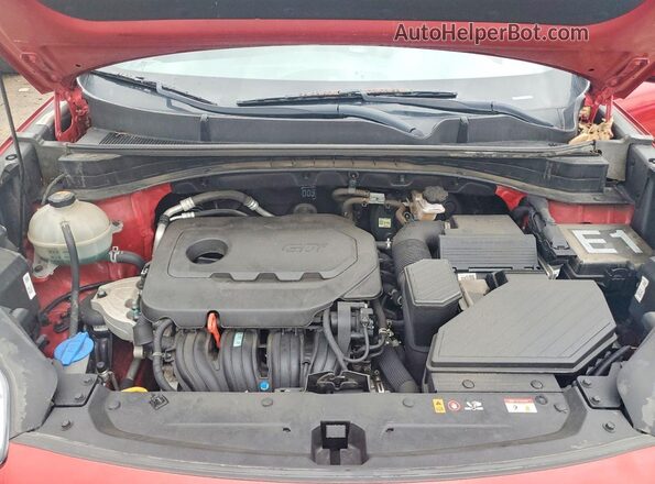 KNDP63AC8M7866484 2021 KIA SPORTAGE Красный Вид подкапотного пространства