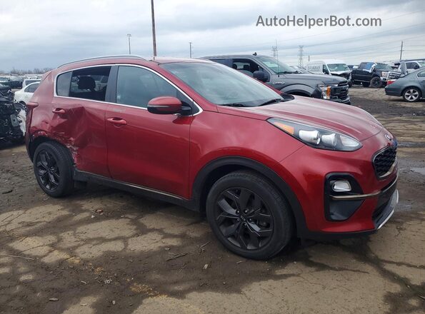 KNDP63AC8M7866484 2021 KIA SPORTAGE Красный Передняя правая четверть