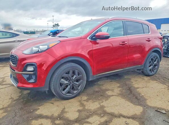 KNDP63AC8M7866484 2021 KIA SPORTAGE Красный Передняя левая четверть