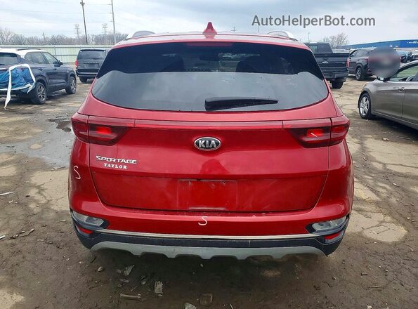 KNDP63AC8M7866484 2021 KIA SPORTAGE Красный Вид сзади