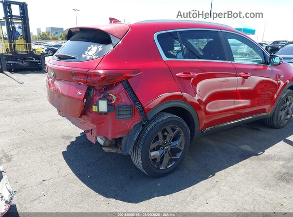 KNDP6CAC0L7724435 2020 KIA SPORTAGE Красный Задняя правая четверть
