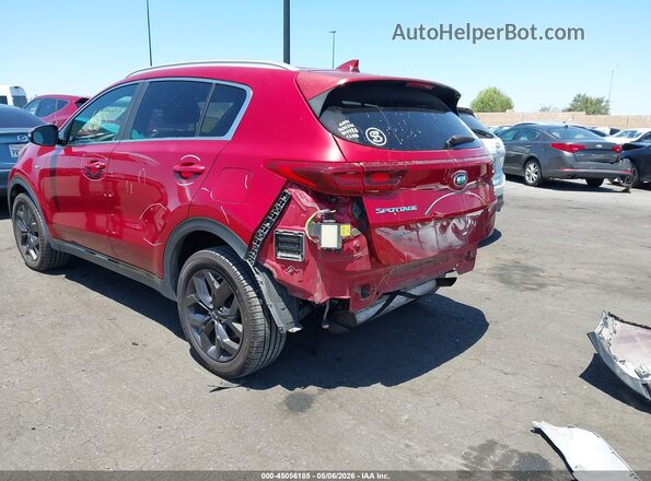KNDP6CAC0L7724435 2020 KIA SPORTAGE Красный Задняя левая четверть