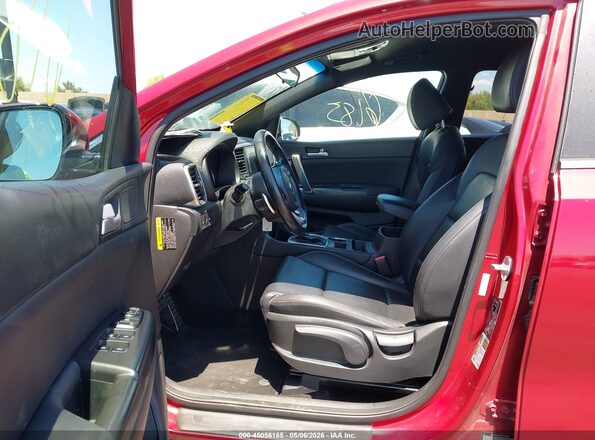KNDP6CAC0L7724435 2020 KIA SPORTAGE Красный Вид салона спереди