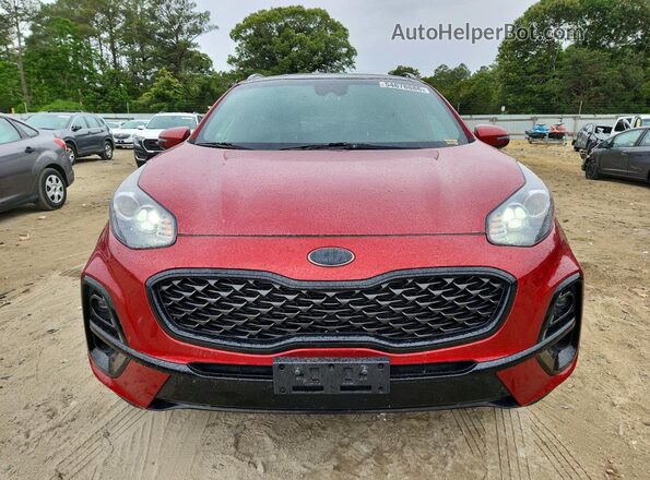 KNDP6CAC2N7989005 2022 KIA SPORTAGE Красный Вид спереди