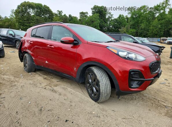 KNDP6CAC2N7989005 2022 KIA SPORTAGE Красный Передняя правая четверть