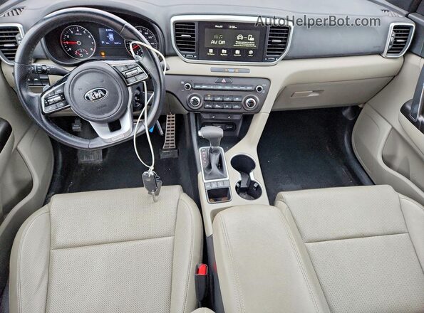 KNDP6CAC2N7989005 2022 KIA SPORTAGE Красный Вид панели приборов