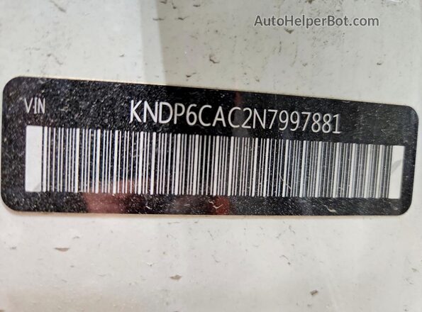 KNDP6CAC2N7997881 2022 KIA SPORTAGE White 360 interior view