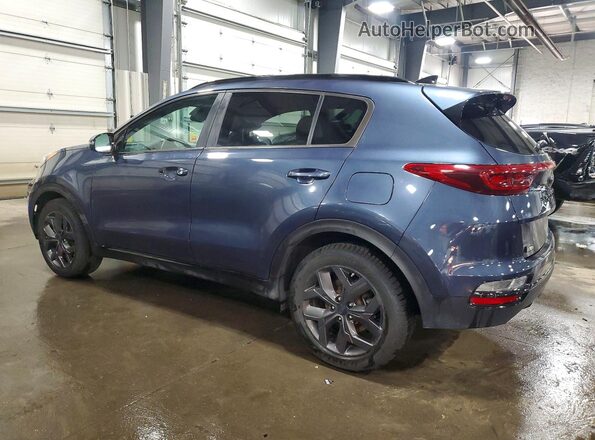 KNDP6CAC4N7954935 2022 KIA SPORTAGE Синий Задняя левая четверть