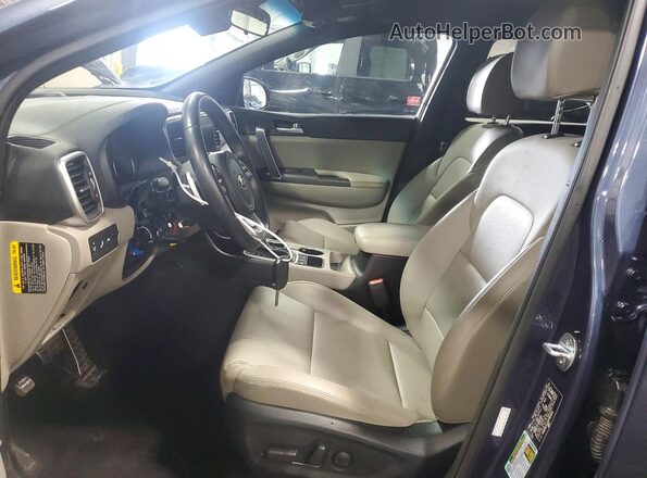 KNDP6CAC4N7954935 2022 KIA SPORTAGE Синий Вид салона спереди