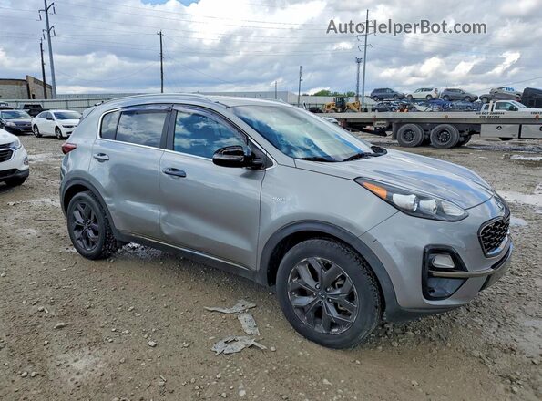 KNDP6CAC5L7648274 2020 KIA SPORTAGE Серый Передняя правая четверть