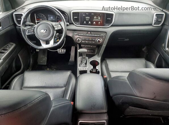 KNDP6CAC5L7648274 2020 KIA SPORTAGE Серый Вид панели приборов