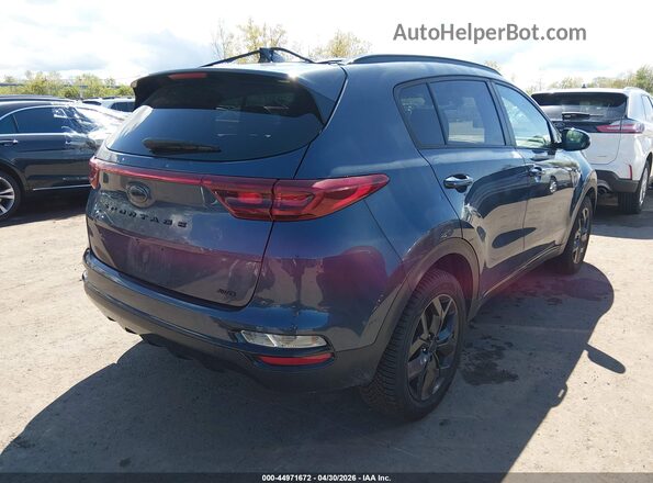 KNDP6CAC5M7850775 2021 KIA SPORTAGE Gray უკანა მარჯვენა