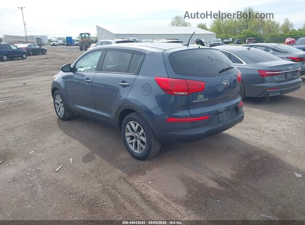 KNDPB3AC1G7814372 2016 KIA SPORTAGE Синий Задняя левая четверть
