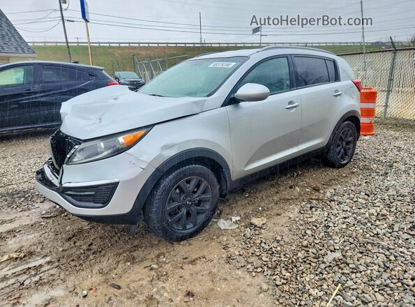 KNDPB3AC1G7861451 2016 KIA SPORTAGE Silver Vista tres cuartos delantera izquierda