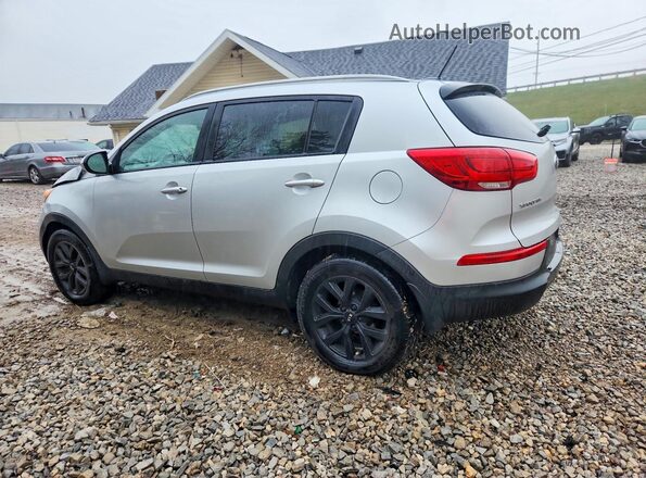 KNDPB3AC1G7861451 2016 KIA SPORTAGE Silver Trasero izquierdo