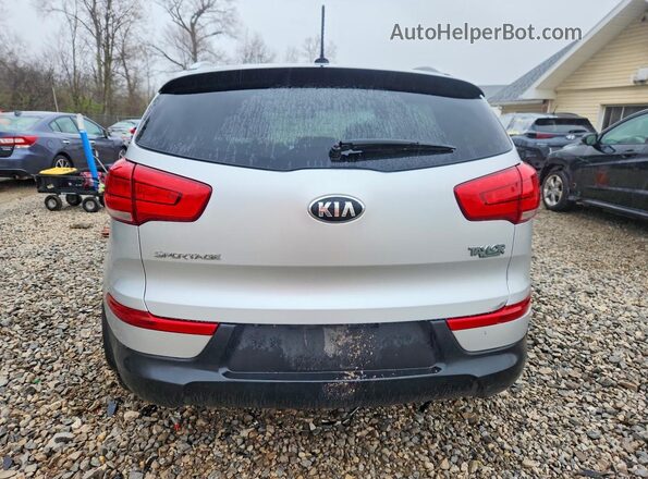 KNDPB3AC1G7861451 2016 KIA SPORTAGE Silver Vista trasera