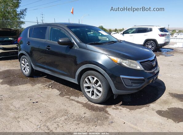KNDPB3AC2G7859501 2016 KIA SPORTAGE Черный Передняя правая четверть