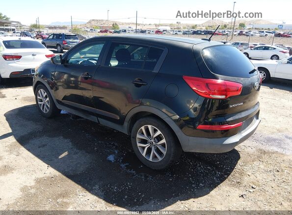 KNDPB3AC2G7859501 2016 KIA SPORTAGE Черный Задняя левая четверть
