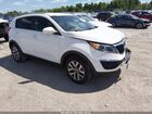 2016 Kia Sportage Lx White vin: KNDPB3AC2G7860115