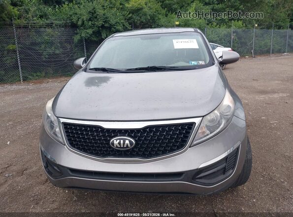 KNDPB3AC4G7837757 2016 KIA SPORTAGE Серый Вид спереди