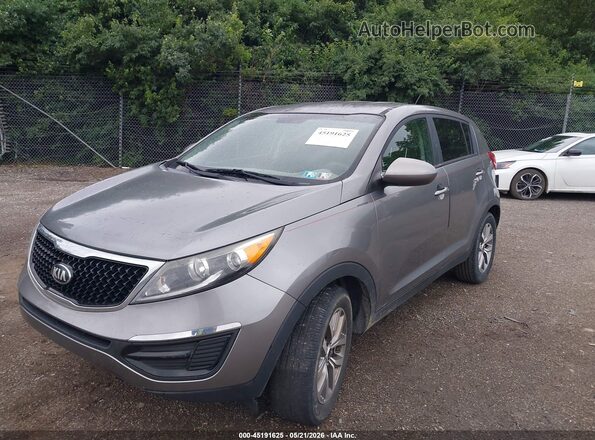 KNDPB3AC4G7837757 2016 KIA SPORTAGE Серый Передняя левая четверть