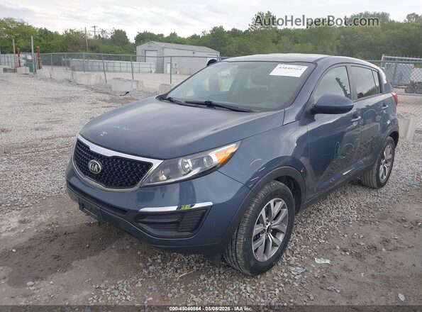 KNDPB3AC4G7872475 2016 KIA SPORTAGE Blue Przód lewy