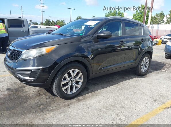 KNDPB3AC6G7795902 2016 KIA SPORTAGE Black Front left