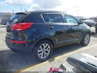 2016 Kia Sportage Lx Black vin: KNDPB3AC6G7795902