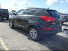 2016 Kia Sportage Lx Black vin: KNDPB3AC6G7795902