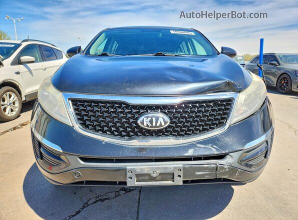 KNDPB3AC9G7810845 2016 KIA SPORTAGE Черный Вид спереди