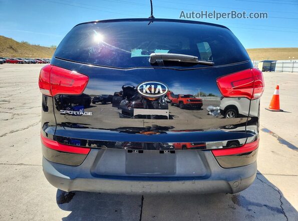 KNDPB3AC9G7810845 2016 KIA SPORTAGE Черный Вид сзади
