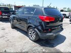 2016 Kia Sportage Lx Черный vin: KNDPB3AC9G7833297
