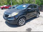 2016 Kia Sportage Lx Черный vin: KNDPB3AC9G7833297
