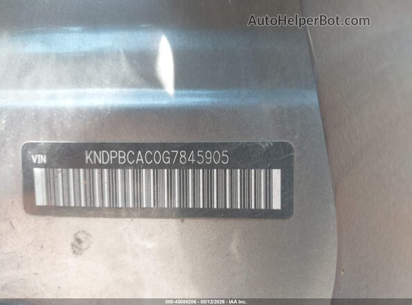 KNDPBCAC0G7845905 2016 KIA SPORTAGE Серый Вид подкапотного пространства