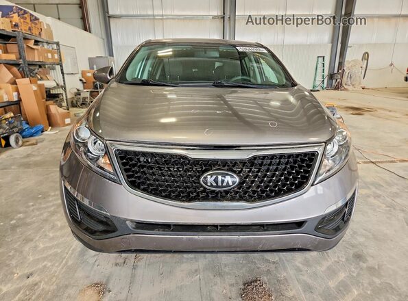 KNDPBCAC1G7871591 2016 KIA SPORTAGE Gray წინა ხედი