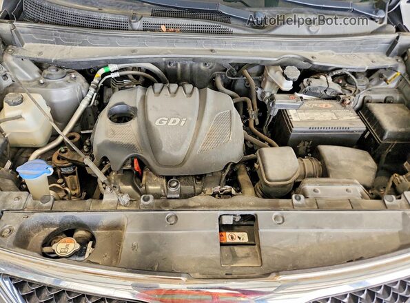 KNDPBCAC1G7871591 2016 KIA SPORTAGE Gray ძრავის განყოფილების ხედი